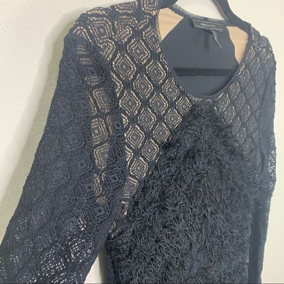 BCBGMaxAzria Velma dress black with texture - Picture 13 of 16